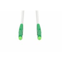 DIGITUS Glasfaser Patchkabel, stahlarmiert, simplex, singlemode, LC/APC  LC/APC, 20 m