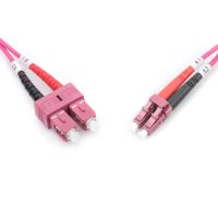 DIGITUS LWL Multimode Patchkabel, OM4, LC / SC