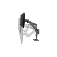 Ergotron LX Pro - Befestigungskit (Doppelarm) - modular - für 2 LCD-Displays - Aluminium - Dunkelgrau - Bildschirmgröße: bis zu 68,6 cm (bis zu 27 Zoll)