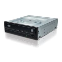 HLDS Hitachi-LG Super Multi DVD-Brenner, Schwarz, Ablage, Desktop, DVD±RW, SATA, 60000 h