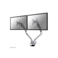 Neomounts FPMA-D750D - Befestigungskit - Voll beweglich - für 2 LCD-Displays - Silber - Bildschirmgröße: 25.4-81.3 cm (10"-32")