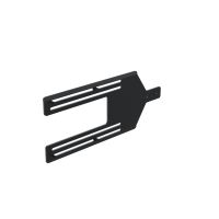 Ergonomic Solutions SpacePole Kiosk SPK511-02, Schelle, Schwarz, Metall, 38,1 cm (15"), 55,9 cm (22"), 121,9 mm