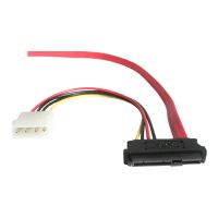 StarTech.com SAS auf SATA Slimline Kabel - SAS SATA SFF-8482 mit IDE Stromkabel - 1 x SATA (7pin)