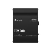 Teltonika TSW200 - Switch - an DIN-Schiene montierbar - PoE+ (240 W)
