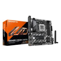 Gigabyte B840M DS3H WIFI6 Mainboard – AMD Ryzen 9000 Prozessoren, 8+2+2 Phasen VRM, bis zu 8200 MHz DDR5, 2 x PCIe 4.0 M.2, Wi-Fi 6, 2,5 GbE LAN, USB 3.2 Gen 1, AMD, Sockel AM5, AMD Ryzen 7000 Series, AMD Ryzen 8000 Series, AMD Ryzen 9000 Series, Sockel A