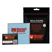 Thermal Grizzly Minus Pad Pro, Thermalpolster, Schwarz, 100 mm, 100 mm, 2 mm, 1 Stück(e)