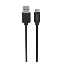 Ansmann 1700-0130, 1 m, USB A, USB C, 0,48 Gbit/s, Schwarz
