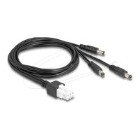 Delock Stromkabel - 6 pin Mini-Fit (M) zu DC-Stecker 5,5 mm x 2,5 mm (M)
