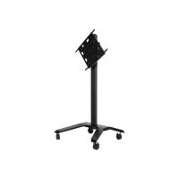 B-TECH BT8566 - Wagen - für LCD-Display - Trolley - verriegelbar - Schwarz - Bildschirmgröße: 94-190 cm (37"-75")