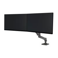Ergotron LX Pro - Befestigungskit (Gelenkarm) - modular - für 2 LCD-Displays - Dunkelgrau - Bildschirmgröße: bis zu 68,6 cm (bis zu 27 Zoll)