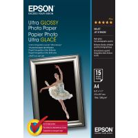 Epson Ultra Glossy Photo Paper - A4 - 15 Blätter, Ultra Glanz, 300 g/m², A4, Prospekt, Kalender, Cards and gift wraps, Daily use, Masks and party, Office printing, Photo..., 15 Blätter, - Expression Premium XP-900 - Expression Premium XP-630 - Expression 