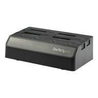 StarTech.com 4-Bay USB 3.1 SATA Festplatten Dockingstation, Extern - Speichergehäuse - 2,5" / 3,5" gemeinsam genutzt (6,4 cm/8,9 cm gemeinsam genutzt)