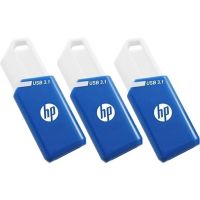 HP X755W PACK x3, 128 GB, USB Typ-A, 3.2 Gen 1 (3.1 Gen 1), 75 MB/s, Dia, Blau, Weiß