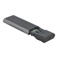 Delock Externes USB Type-C Combo Gehäuse für M.2 NVMe PCIe oder SATA SSD