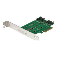 StarTech.com 3 Port M.2 SSD (NGFF) Adapterkarte - 1x PCIe (NVMe)