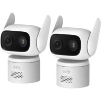 ANKER eufy Eufy WiredCam C31 2-Cam Pack, IP-Sicherheitskamera, Innen & Außen, Kabellos, Weiß, 360°, 130°