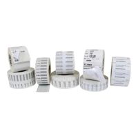 Zebra Z-Ultimate 4000T - Polyester - permanenter Acrylklebstoff - EOS-200 76.2 x 13.9 mm 3000 Etikett(en) (2 Rolle(n)