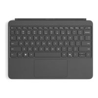 Microsoft Surface Pro Keyboard - 12-inch - Tastatur - mit Touchpad, Beschleunigungsmesser - hinterleuchtet - magnetische Dockingstation - QWERTZ - Deutsch - Slate - 70 % Verpackung aus recyceltem Papier - für Surface Pro for Business (12-inch)