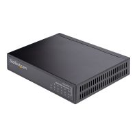 StarTech.com 5 Port Gigabit Switch - Unverwalteter 2.5Gbit/s Switch - Office-/Heimnetzwerk/Lan Switch/Verteiler für Tisch/Wandmontage - Rückwärtskompatibel mit 10/100/1000Mbit/s - Ganzmetall (DS52000)