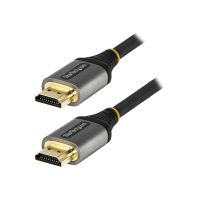 StarTech.com Startech 4 m 8K HDMI 2.1 Kabel - 8K 60Hz/4K 120Hz HDR10+ eARC - Ultra High Speed - HDMI-Kabel mit Ethernet - HDMI männlich zu HDMI männlich - 4 m - abgeschirmt - Grau, Schwarz - passiv, 4K120Hz Unterstützung, 8K60Hz (7680 x 4320)