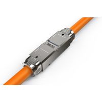 DIGITUS CAT 6A CAT-Verbinder (Kupplung für Feldanwendungen), 500 MHz