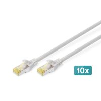 DIGITUS CAT 6A S/FTP Patchkabel, 10 Stück