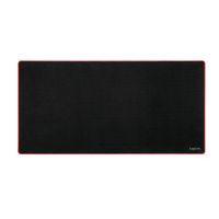 LogiLink ID0216, Schwarz, Einfarbig, Anti-Rutsch-Basis, Gaming-Mauspad