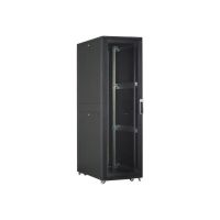 DIGITUS Unique DN-19 SRV-42U-B-1 - Schrank Netzwerkschrank - Schwarz, RAL 9005 - 42HE - 48.3 cm (19")