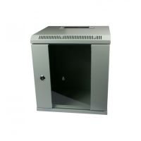 ALLNET 125116, Wandmontiertes Regal, 3U, 30 kg, Sperrschloss, 5,33 kg, Grau