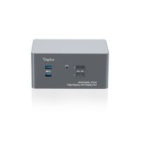 DIGITUS KVM-Switch, 2-Port, Triple-Display, 4K, DisplayPort