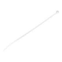 StarTech.com Kabelbinder 254x4 mm, gebogene Spitze, weiß, 1000 Stück - Kabelbinder - 25.4 cm - weiß - TAA-konform (Packung mit 1000)