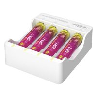 Ansmann 1001-0182, Lithium-Ion (Li-Ion), Kurzschluß, Überlastschutz, Überlast, Tiefentladeabschaltung, AAA, AA, 4 Stück(e), Akkus/Batterien enthalten