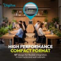 DIGITUS 10" 2.5G 8-Port Unmanaged PoE+ Switch mit 1× 10G SFP+ (80W)