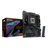 Gigabyte X870E AORUS ELITE X3D Mainboard – Unterstützt AMD Ryzen 9000 Prozessoren, 16+2+2-Phasen Digital-VRM, bis zu 9000 Hz DDR5 (OC), 2 x PCIe 5.0 + 2 x PCIe 4.0, Wi-Fi 7, 5 GbE LAN, USB 4, AMD, Sockel AM5, AMD Ryzen 7000 Series, AMD Ryzen 8000 Series, 