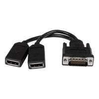 StarTech.com StarTech DMS-59 to DisplayPort - 8in - DMS 59 to 2x DP - Y Cable - DMS-59 Adapter - DisplayPort Splitter Cable - LFH Cable (DMSDPDP1)