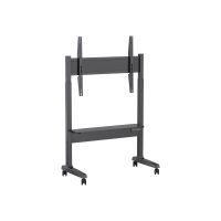 TD SYNNEX Vision X-Series VFM-F15M - Wagen - motorisiert - für Flachbildschirm - 60 kg - Stahl, Kunststoff, Preßspan - sandgestrahlt schwarz - Bildschirmgröße: 102-218 cm (40"-86")