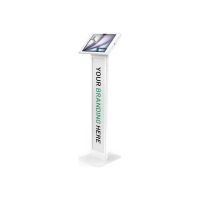 Compulocks iPad Air M2 & M3 13", Apex Enclosure Brandable Floor Stand - White - Aufstellung - für Tablett - Branding-fähig - verriegelbar - Metall, Polypropylen - weiß - Bildschirmgröße: 33.02 cm (13")