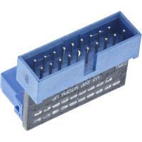 InLine USB 3.0 Adapter intern - Pfostenanschluss Stecker/Buchse - oben gewinkelt