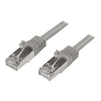 StarTech.com Startech 5m CAT6 Ethernet Cable, 10 Gigabit Shielded Snagless RJ45 100W PoE Patch Cord, CAT 6 10GbE SFTP Network Cable w/Strain Relief, Grey, Wiring is UL Certified/TIA - Category 6 - 26AWG (N6SPAT5MGR)