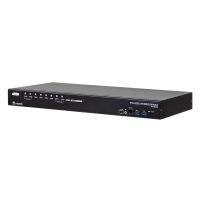 ATEN 8-Port USB 3.0 4K HDMI KVM-Switch, 4096 x 2160 Pixel, 4K Ultra HD, 9,77 W, Schwarz