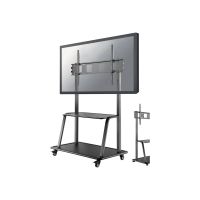 Neomounts NS-M4000BLACK TV-Trolley 60-105", Schwarz, Fester Bodenständer, Stahl, 150 kg, 152,4 cm (60"), 2,67 m (105")