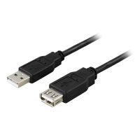 Goobay Kabel USB 2.0 Verlängerung s/B schwarz - Kabel - Digital/Daten