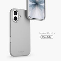 Vonmählen Soft Silicone Case, Cover, Apple, iPhone 17, 16 cm (6.3"), Hellgrau