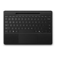 Microsoft Surface Pro Flex Keyboard - Tastatur - mit Touchpad, Beschleunigungsmesser, Surface Slim Pen 2 Ablage- und Ladeschale - hinterleuchtet - kabellos - Bluetooth LE - QWERTY - Englisch - Schwarz - für Microsoft Surface Pro 8, Pro 8 for Business, Pro