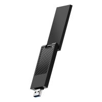 CUDY WU5400, Kabellos, USB, WLAN, Wi-Fi 6E (802.11ax), 2402 Mbit/s, Schwarz
