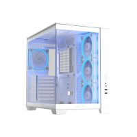 ASUS A32 PLUS - ATX-Gehäuse - Seitenteil mit Fenster (gehärtetes Glas)