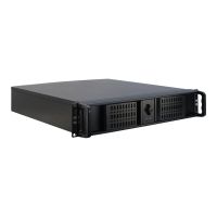 Inter-Tech IPC 2U-2098-SK - Rack-Montage 2U - micro ATX - keine Spannungsversorgung (ATX)