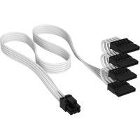 Corsair CP-8920394, 0,75 m, Gerade, Gerade, Weiß
