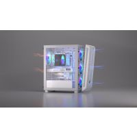 ENDORFY ARX 500 ARGB White, Midi Tower, PC, Weiß, ATX, micro ATX, Mini-ITX, Gehärtetes Glas, Gaming