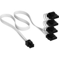 Corsair CP-8920398, 0,75 m, Gerade, Gerade, Weiß